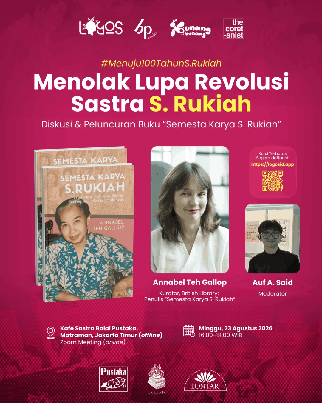 Menolak Lupa Revolusi Sastra S. Rukiah